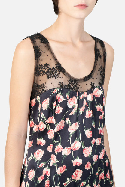 Vestido Color Acetinado Mixed