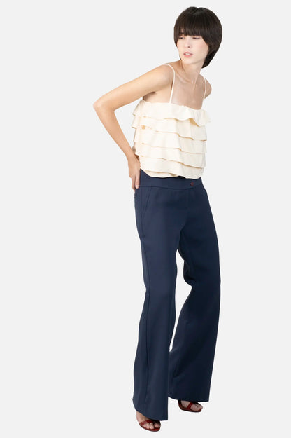 Calça Marinho Detalhe Mixed