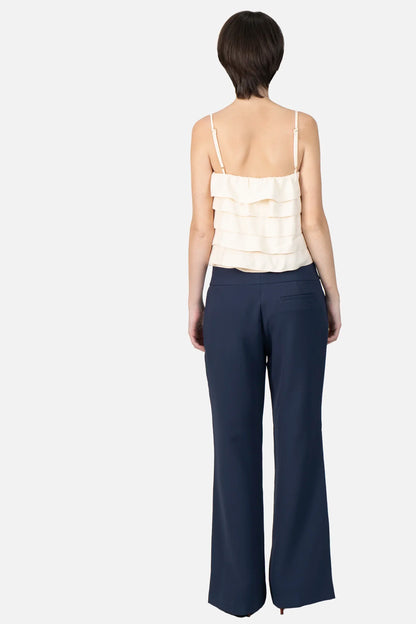 Calça Marinho Detalhe Mixed