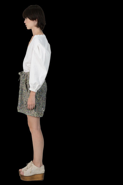 Blusa Branca Detalhe Mixed