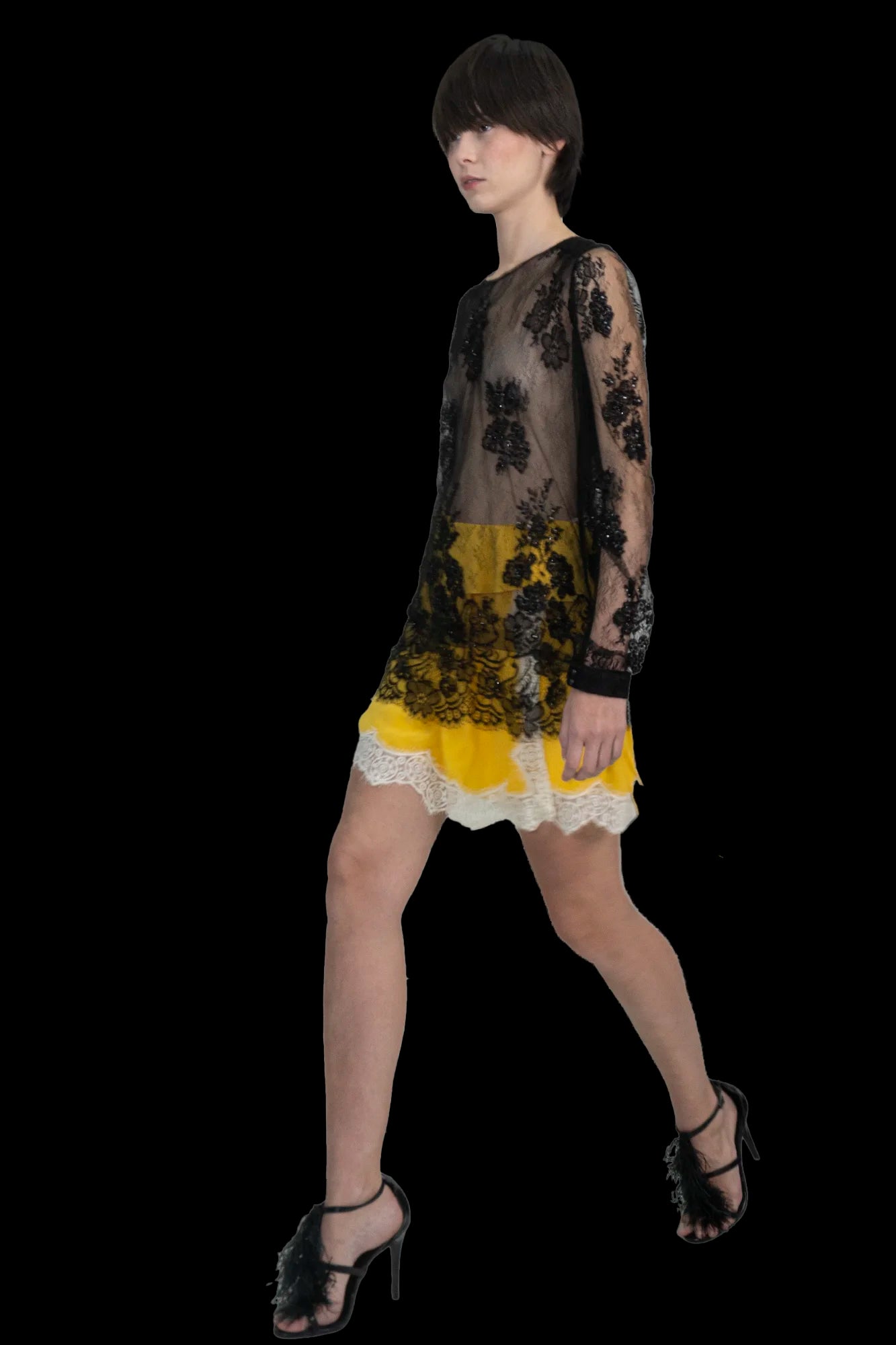 Blusa Preta Bordada