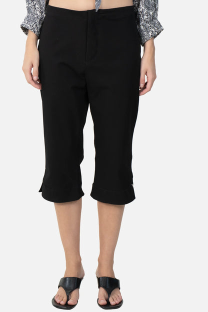Calça Preta Capri Zara