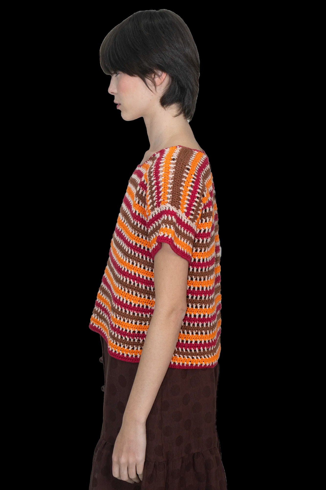 Blusa Color Crochê