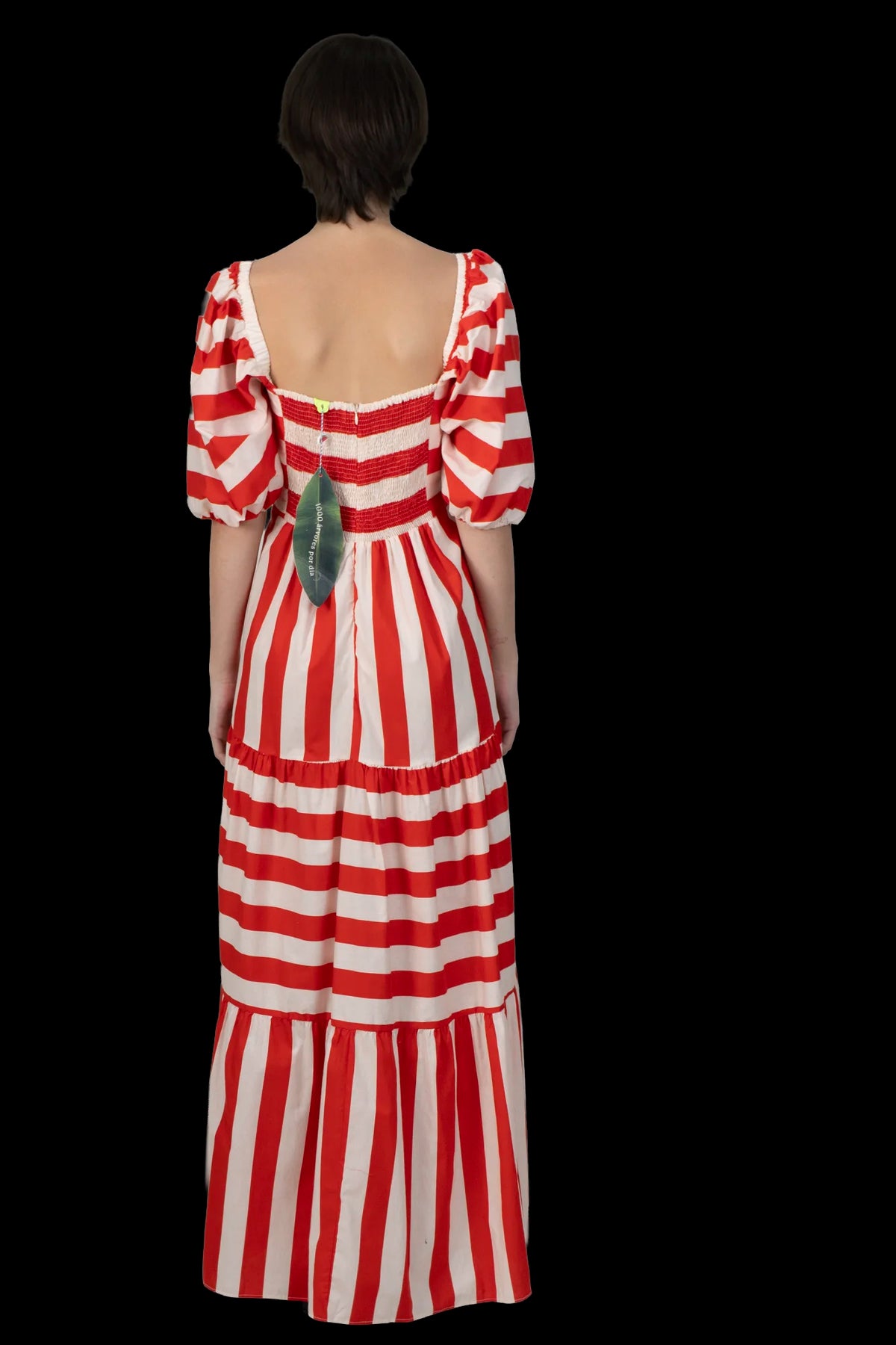 Vestido Bicolor Listrado