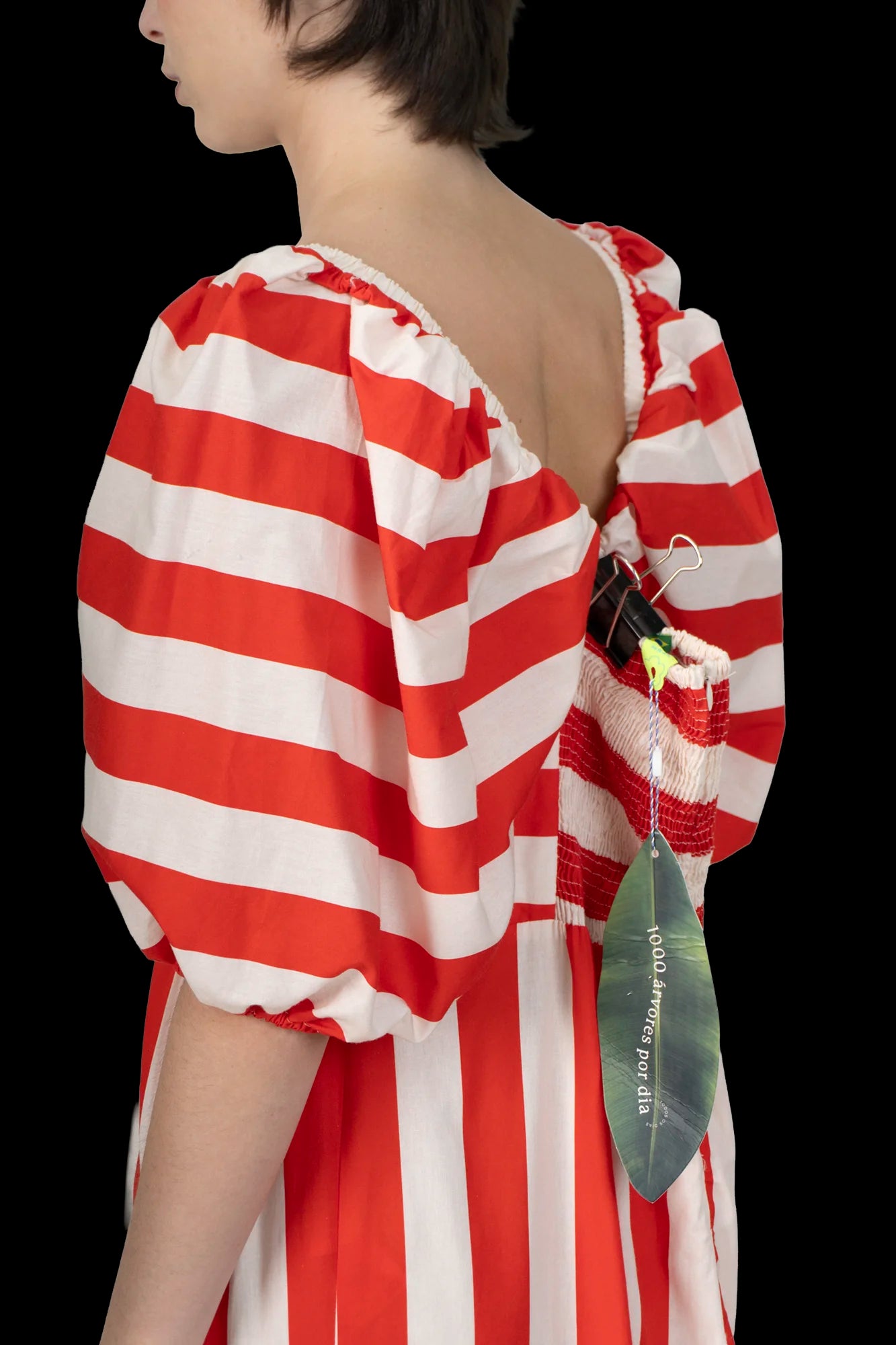 Vestido Bicolor Listrado