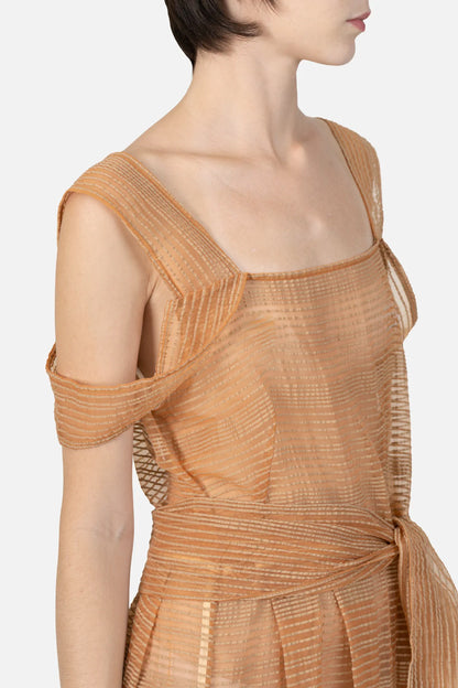 Vestido Color Textura Garimpo Adda
