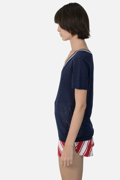 Blusa Bicolor Detalhe Richard's