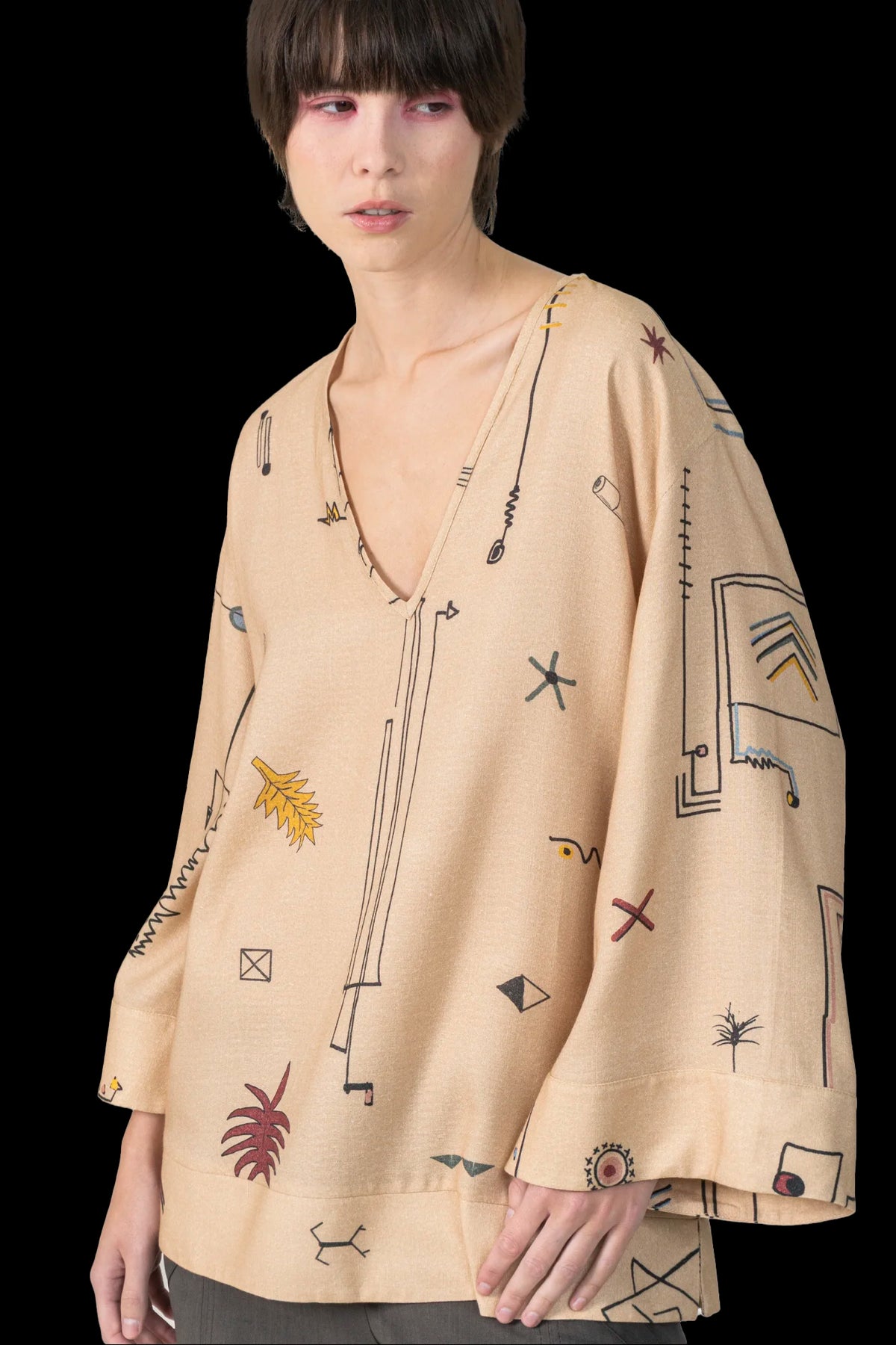 Blusa Color Estampada Cris Barros