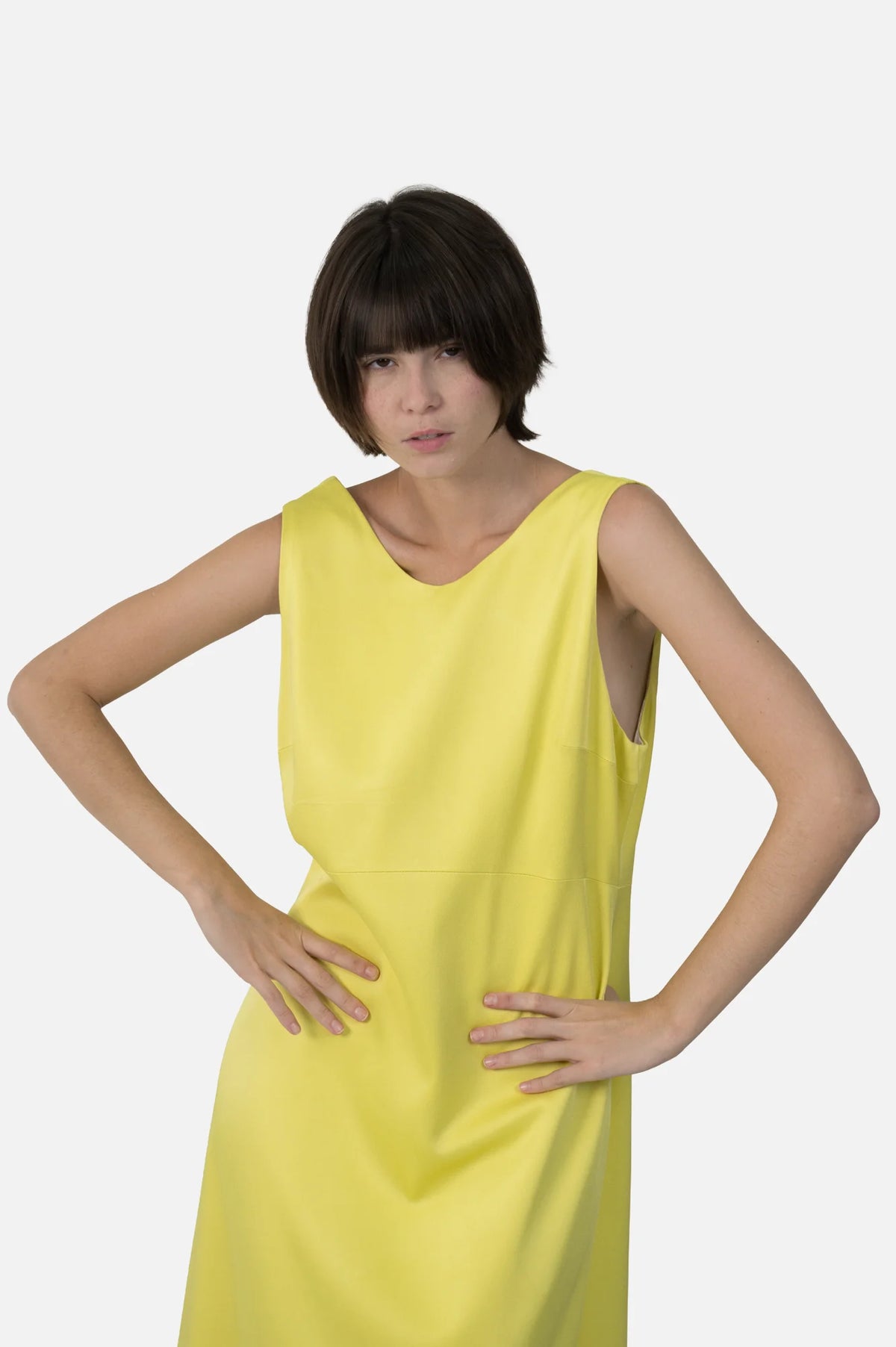 Vestido Verde Pluma