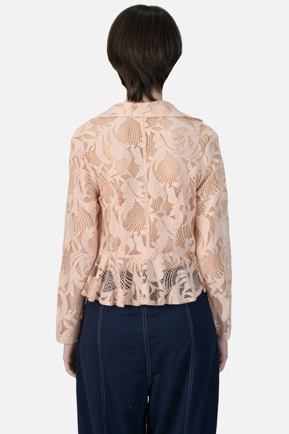 Blazer Color Renda Carol Bassi