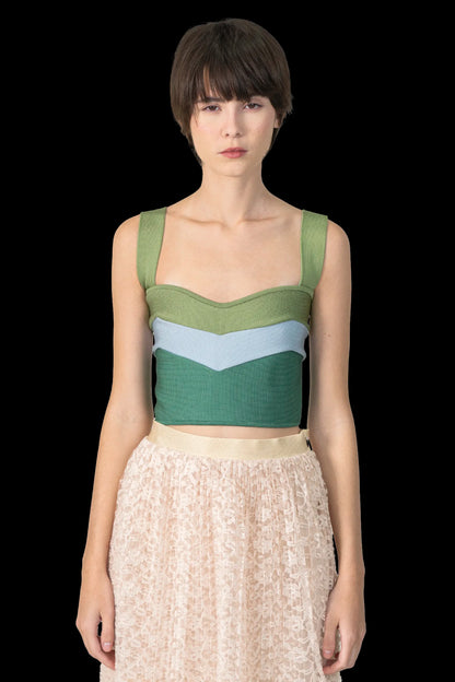 Cropped Tricolor linha Lolitta