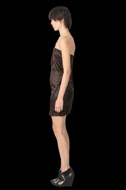 Vestido Marrom Textura NK