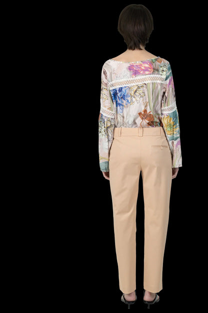 Calça Caqui Detalhe Lita Mortari