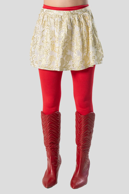 Saia Dourada Mini Abercrombie&Fitch