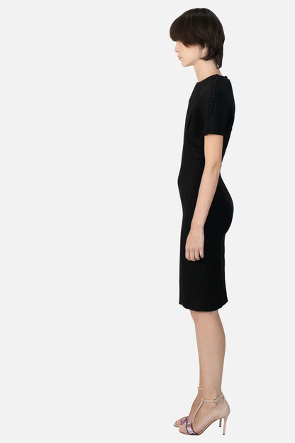 Vestido Preto Detalhe Christian Dior
