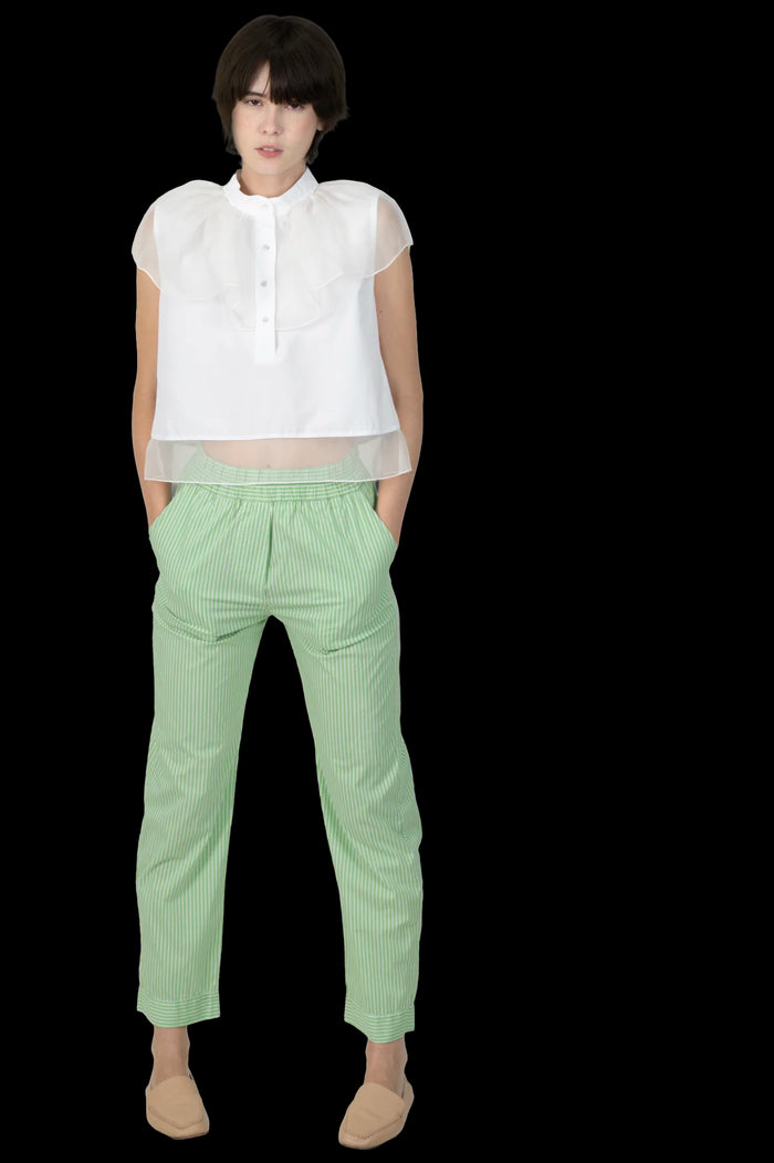 Camisa Branca Babado