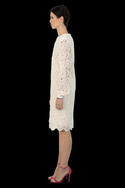Vestido Off Renda Ralph Lauren