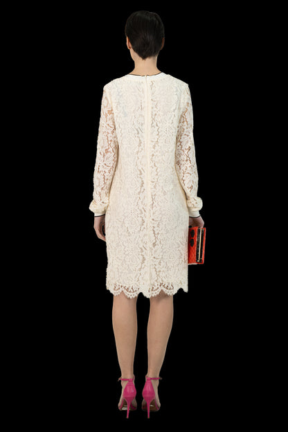 Vestido Off Renda Ralph Lauren
