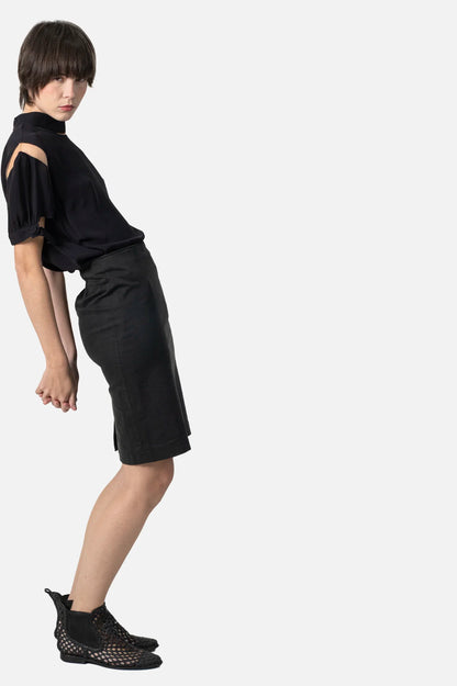 Blusa Preta Seda NK