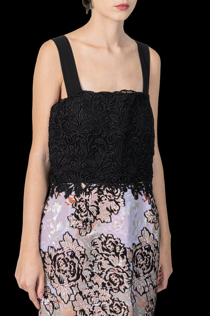 Vestido Color Jacquard PatBo