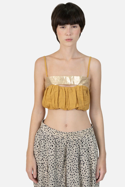 Cropped Bicolor Textura Lilly Sarti