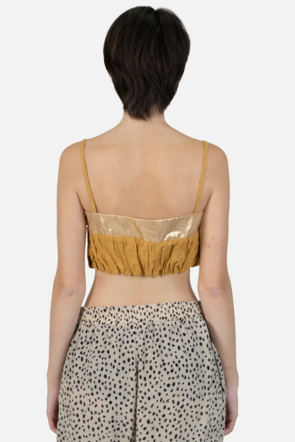 Cropped Bicolor Textura Lilly Sarti
