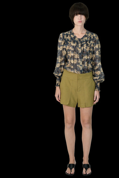Short Verde Linho Vix