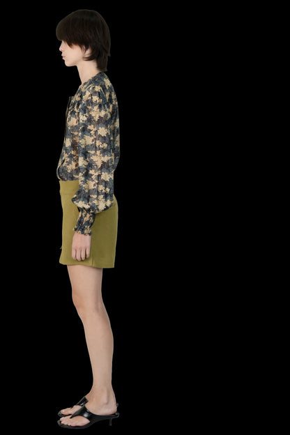 Short Verde Linho Vix