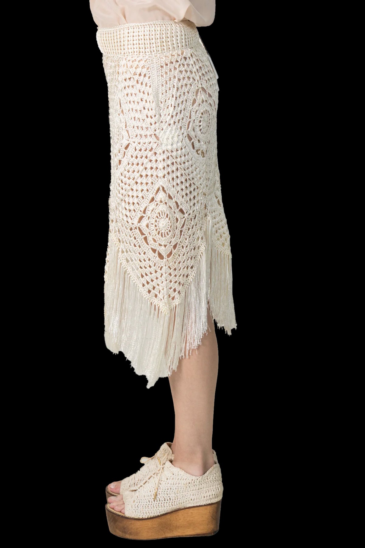 Saia off white crochê NK STORE