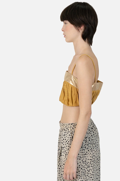 Cropped Bicolor Textura Lilly Sarti