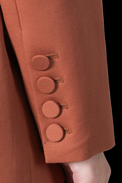 Blazer Marrom Detalhe NK