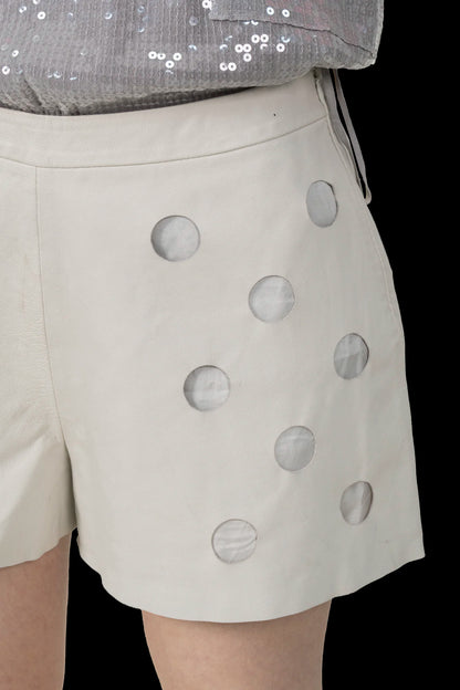 Short OFF Couro Garimpo Adda
