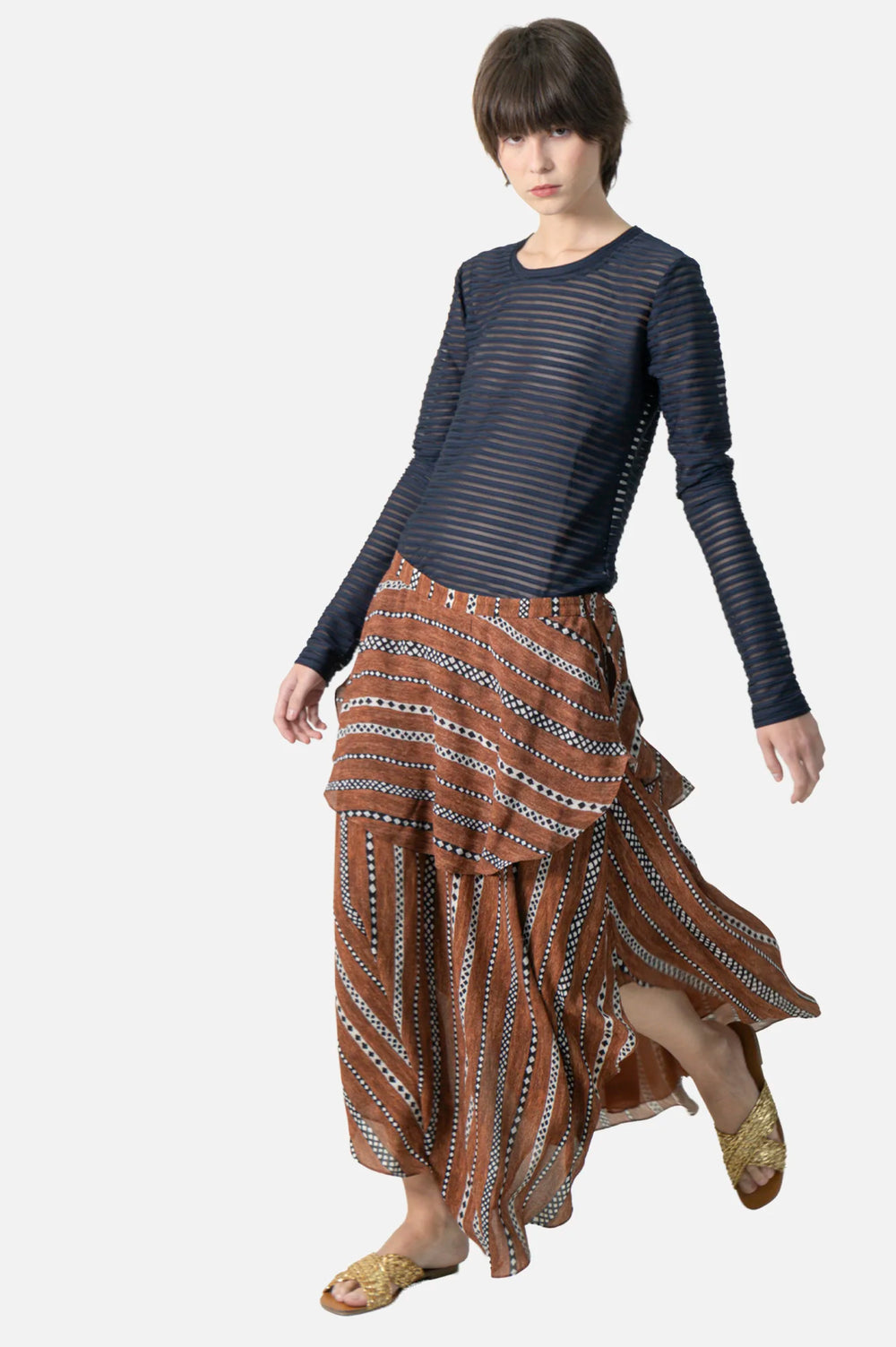 blusa marinho textura