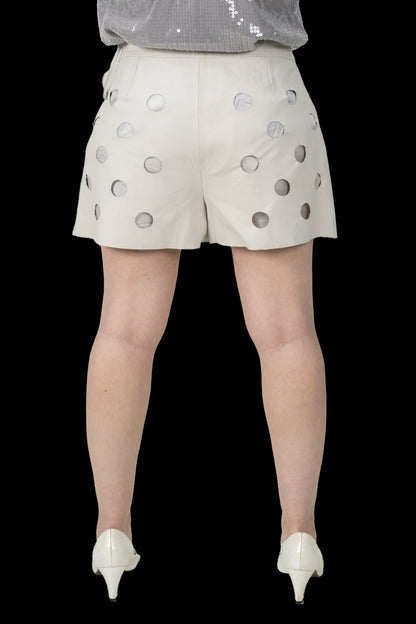 Short OFF Couro Garimpo Adda