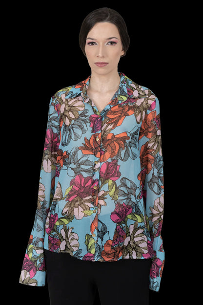 Camisa Color Estampada Agilità