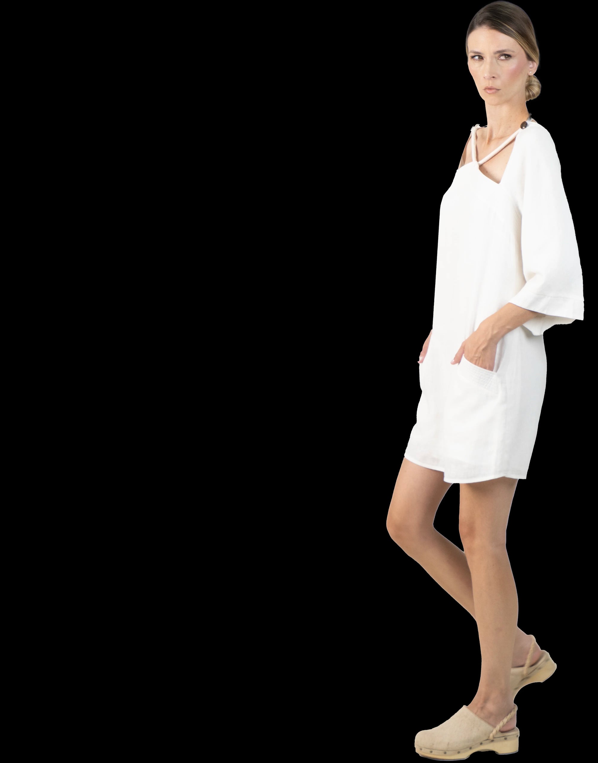 Vestido Off Detalhe