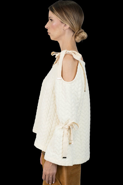 Blusa Creme Linha Framed