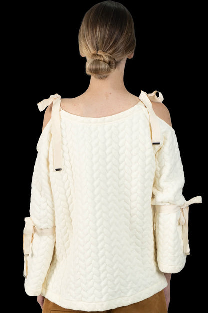 Blusa Creme Linha Framed