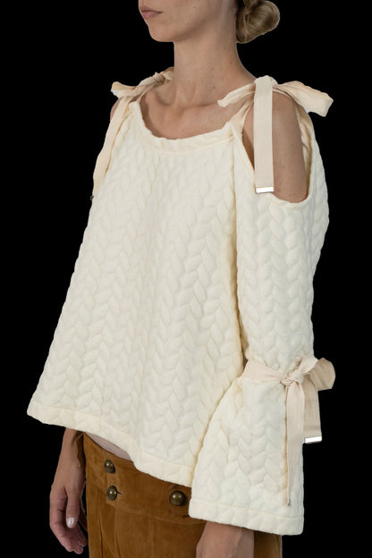 Blusa Creme Linha Framed