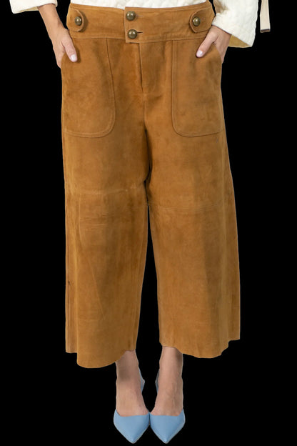 Calça Marrom Camurça NK