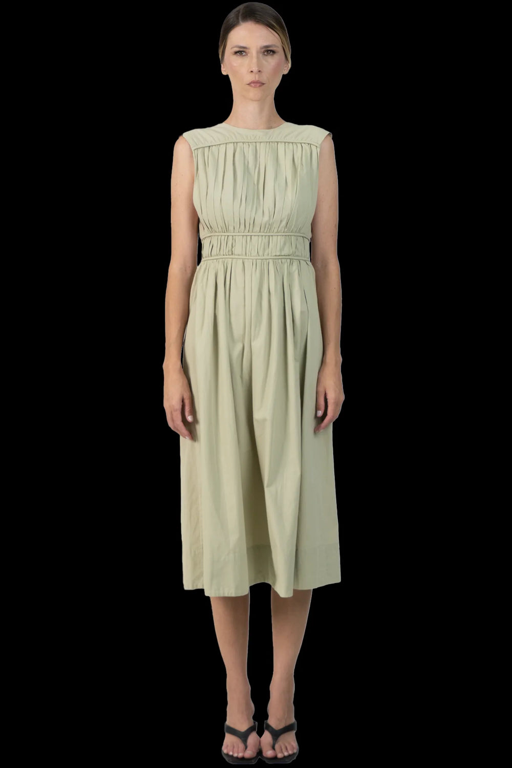 Vestido Verde Detalhe