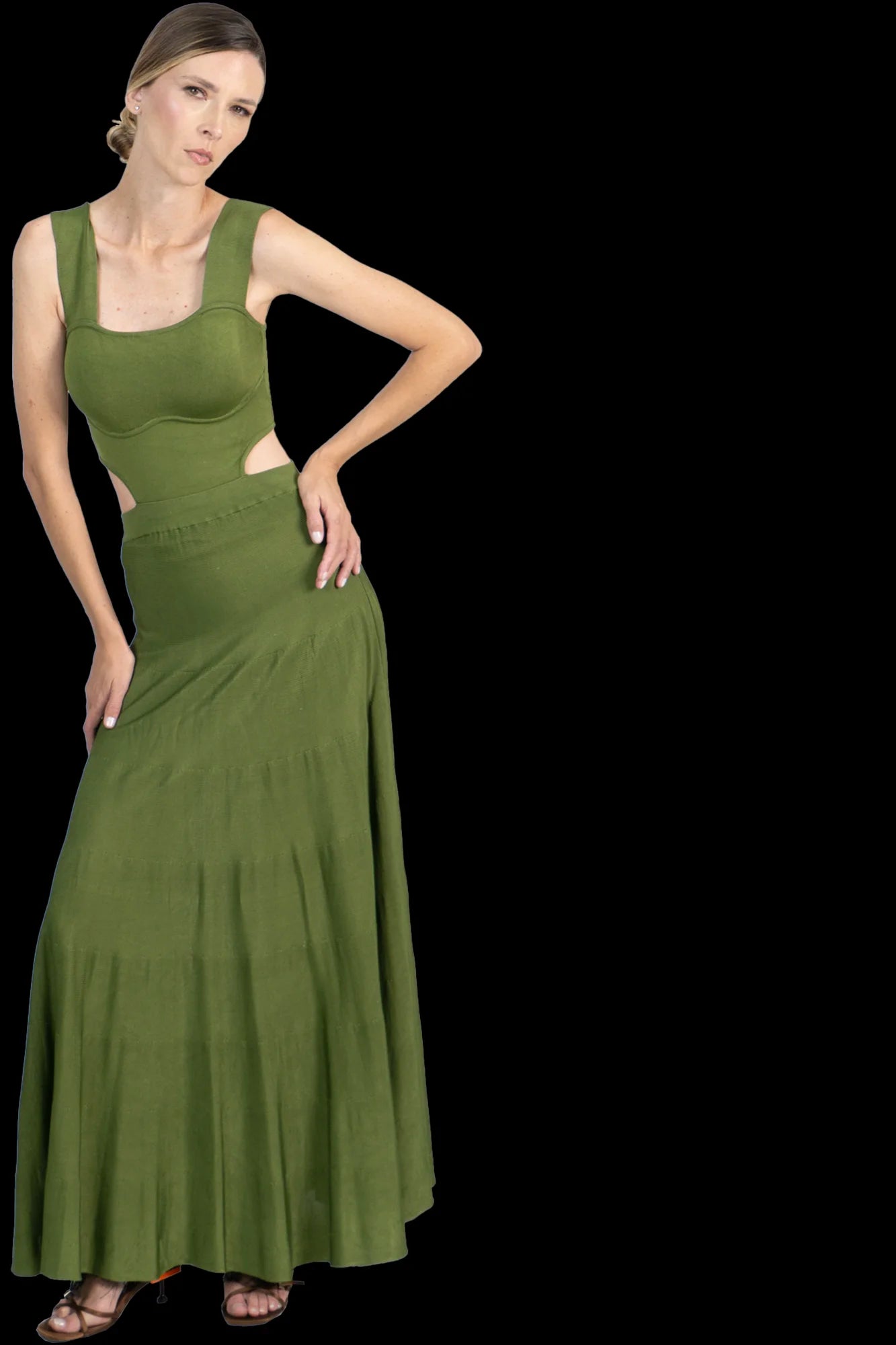 Vestido Verde Linha