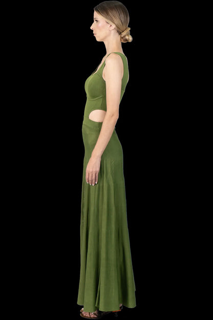 Vestido Verde Linha Garimpo Adda
