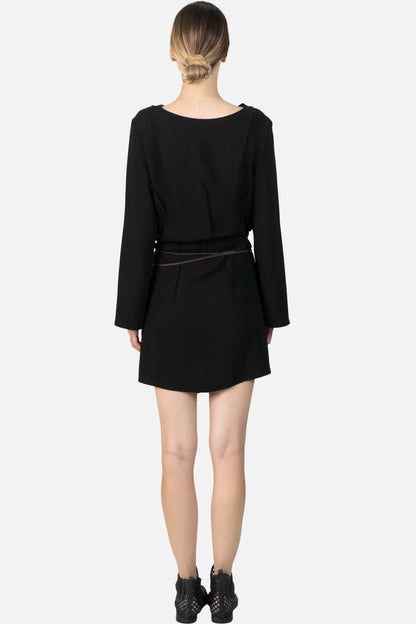 Vestido Preto Transpassado A.Brand