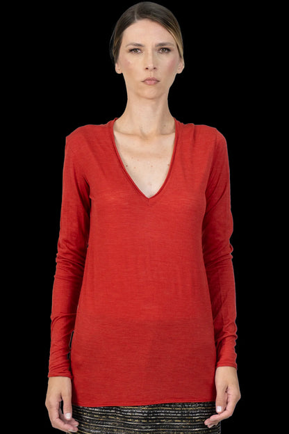 Blusa Vermelha Reta Missoni