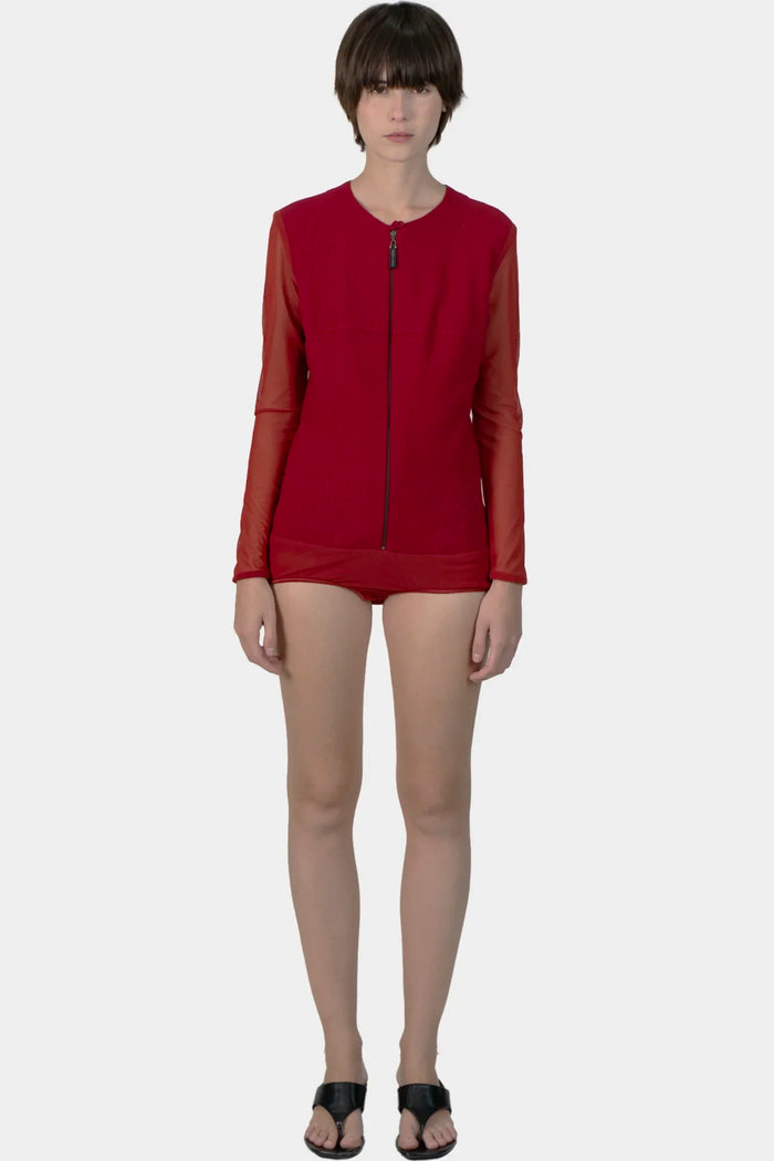 Body Vermelho Textura