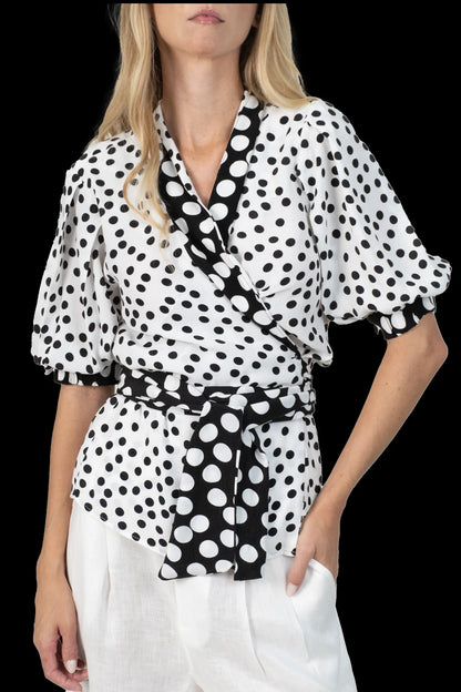Blusa Bicolor Póa Zara
