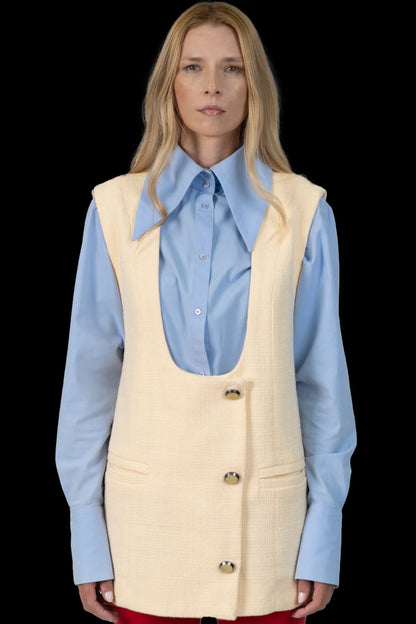 Colete Creme Textura NK