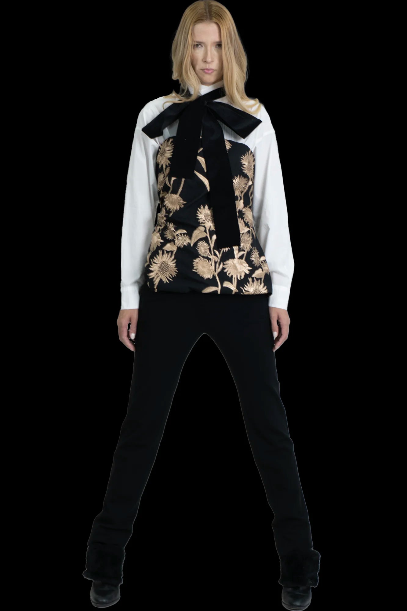 Blusa Color Bordada