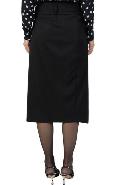 Saia Preta Detalhe Max Mara